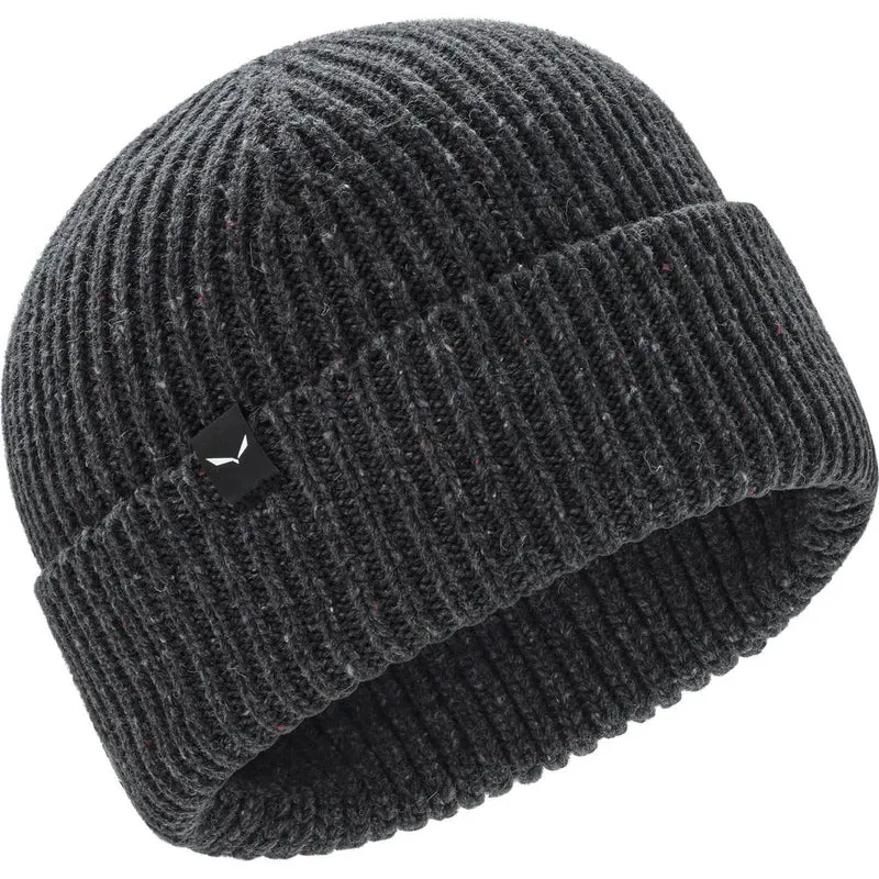 Salewa Re-zebru Knit Beanie Mütze dark grey melange