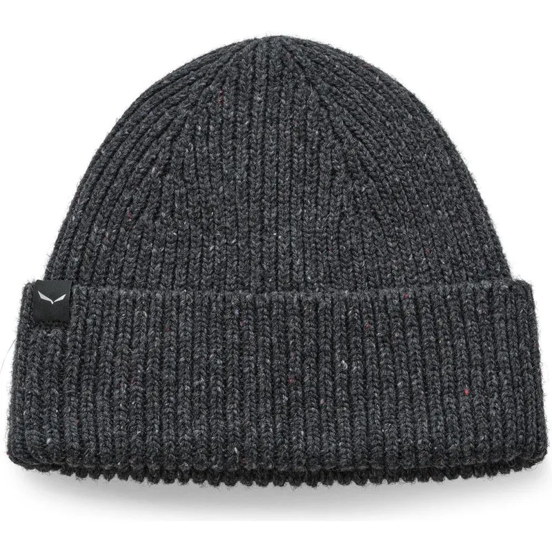 Salewa Re-zebru Knit Beanie Mütze dark grey melange