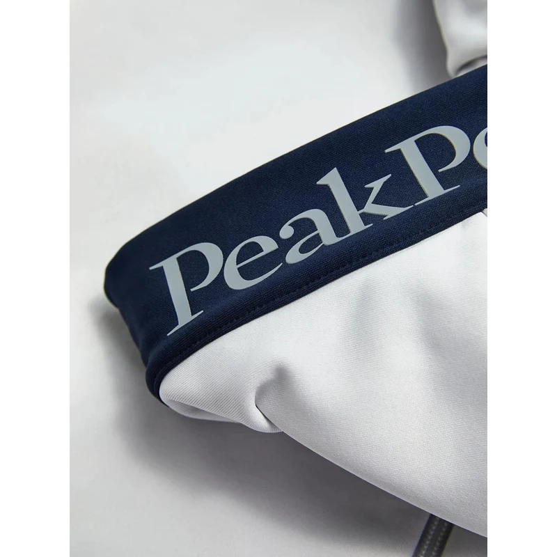 Peak Performance Herren Rider Essentials Midlayer Zip Hood Antarctica Blue Shadow
