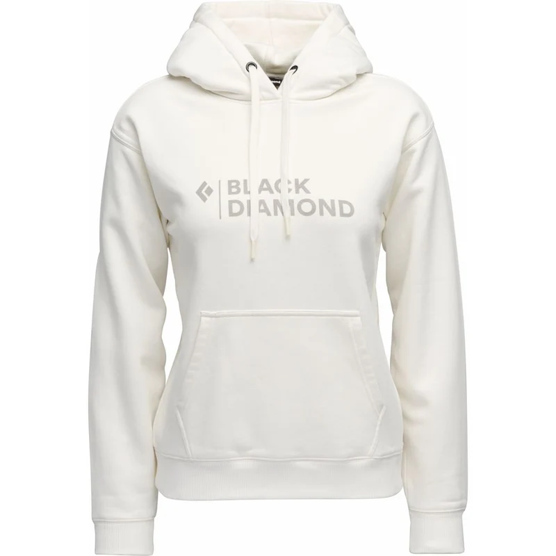 Black Diamond Mini Stacked PO Damen Hoodie off white