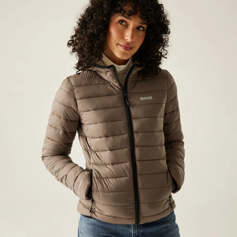Regatta Hood Marizion Damen Isolationsjacke mocha