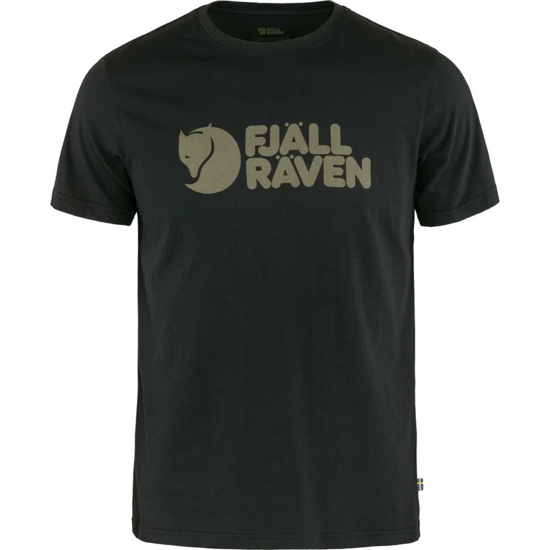 Fjällräven Logo Herren T-Shirt black
