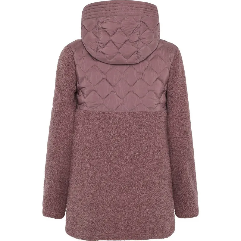 Didriksons Bibi 2 Damen Fullzip Jacke faded wine