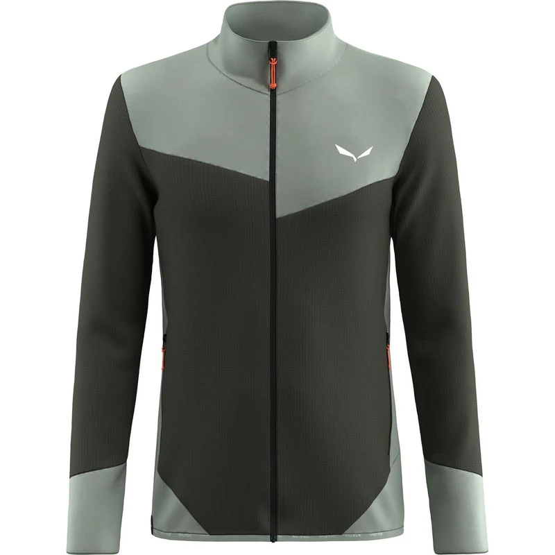 Salewa Puez Waffle Hyb PL Herren Fleecejacke dark olive