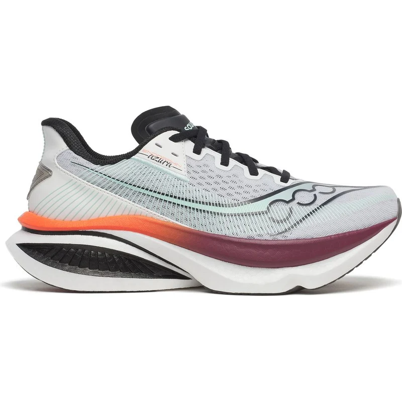 Saucony Endorphin Azura Herren Laufschuh white/crimson