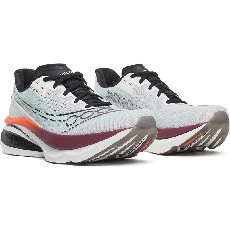 Saucony Endorphin Azura Herren Laufschuh white/crimson