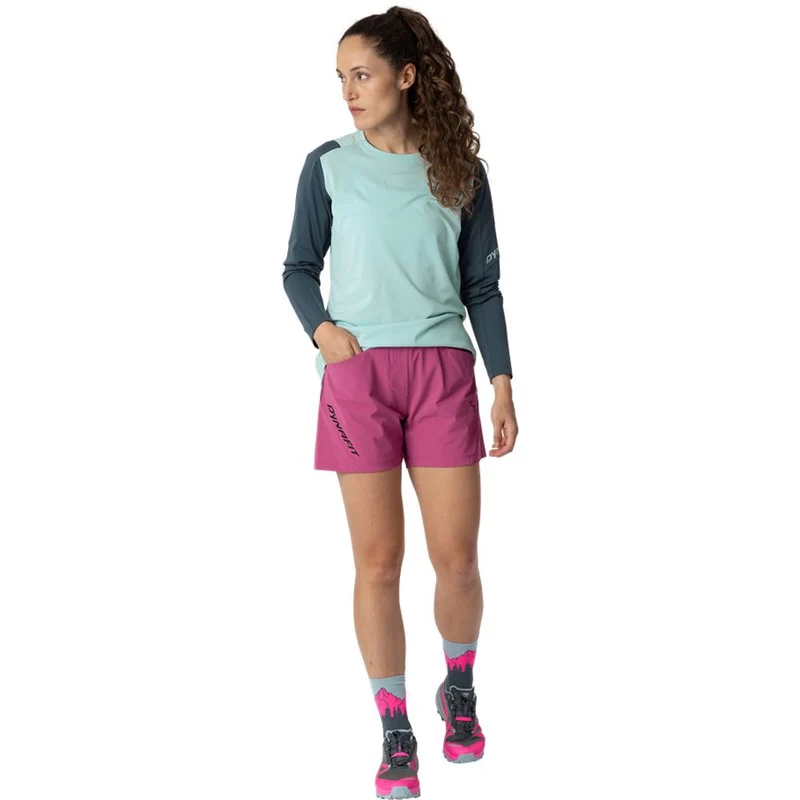 Dynafit Traverse Hybrid Damen Short magenta