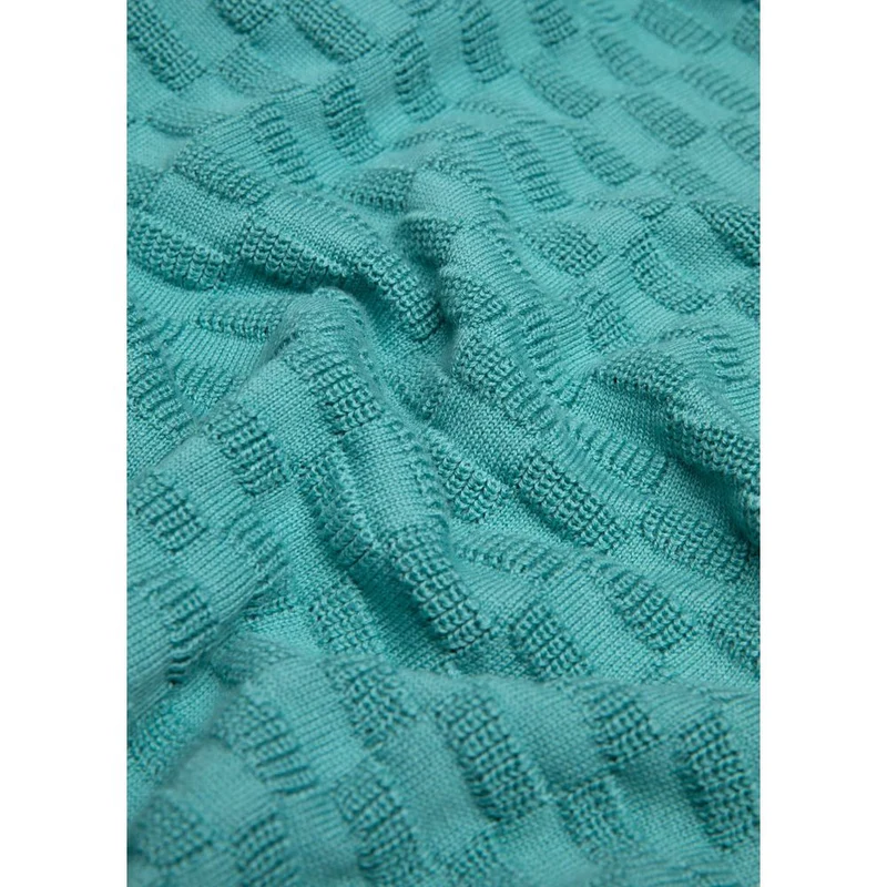 Blutsgeschwister Chic Promenade Damen Pullover diamond knit petrol