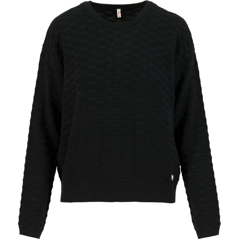 Blutsgeschwister Chic Promenade Damen Pullover diamond knit black