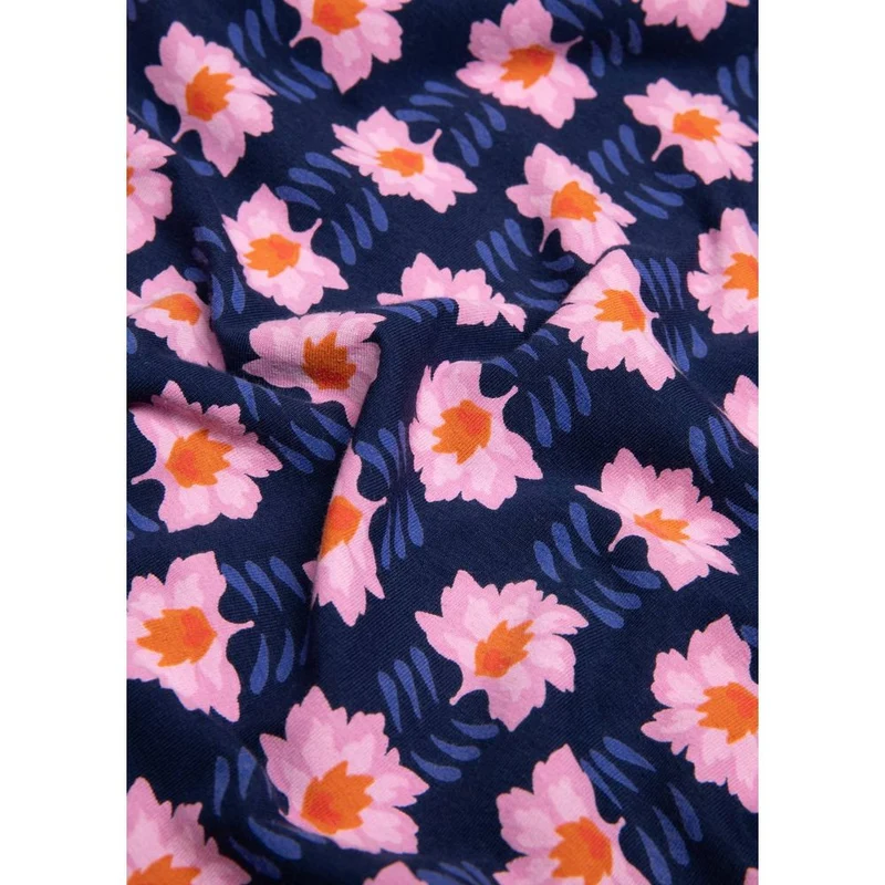 Blutsgeschwister Wooden Heart Circular Damen Rock daydream flower