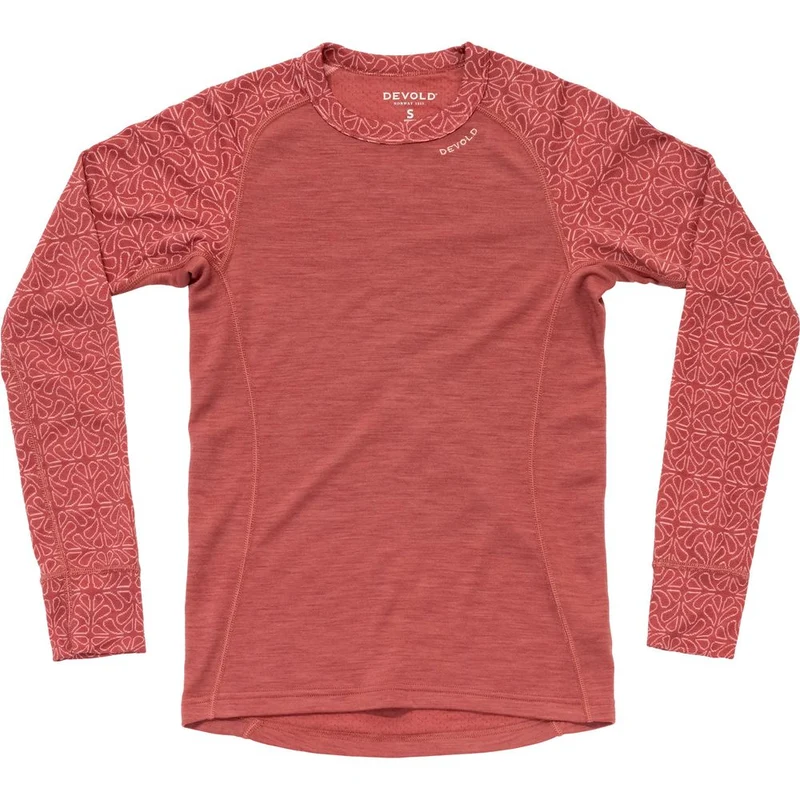 Devold Duo Active 205 Damen Merino Funktionsshirt marsala