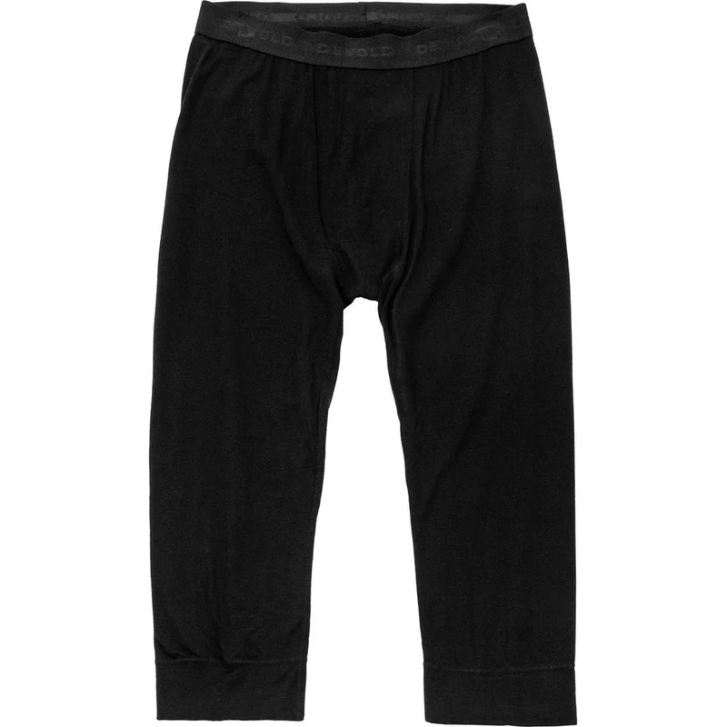 Devold Breeze Plus Merino 200 3/4 Longs Herren Funktionsunterhose schwarz