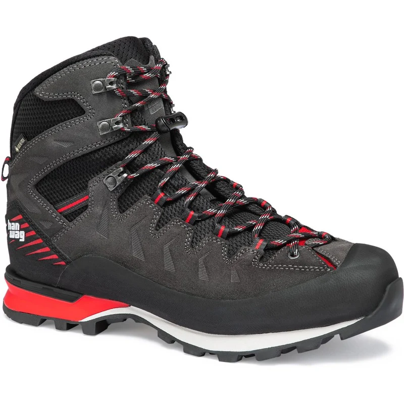 Hanwag Makra Pro GTX Herren Bergschuh asphalt/red
