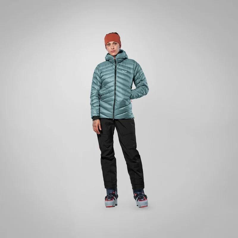 Salewa Ortles Med 3 Rds Dwn Damen Daunenjacke willow