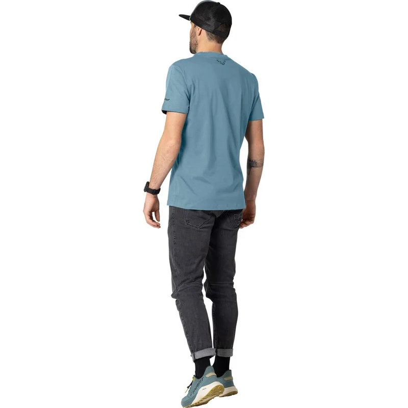 Dynafit Graphic CO M S/s Tee Herren T-Shirt smoke blue tabloid