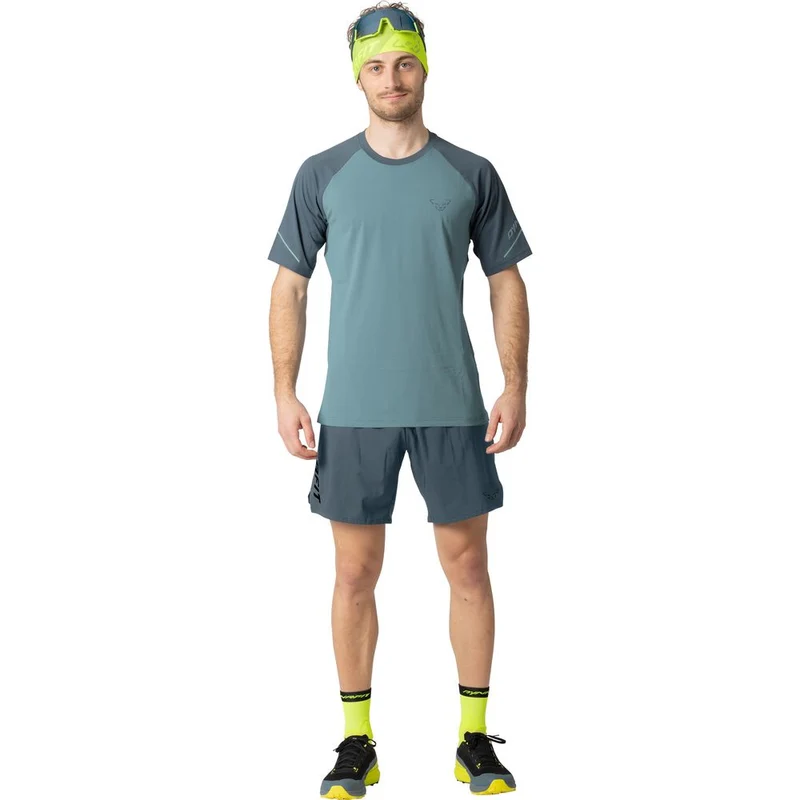 Dynafit Alpine Pro M S/s Tee Herren Funktionsshirt smoke blue