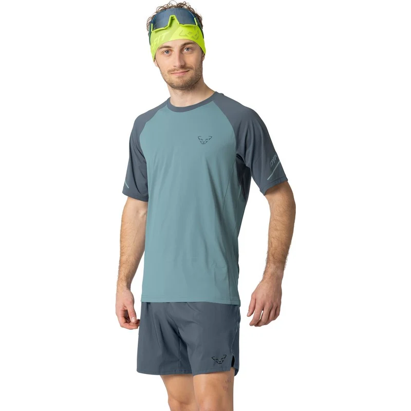 Dynafit Alpine Pro M S/s Tee Herren Funktionsshirt smoke blue