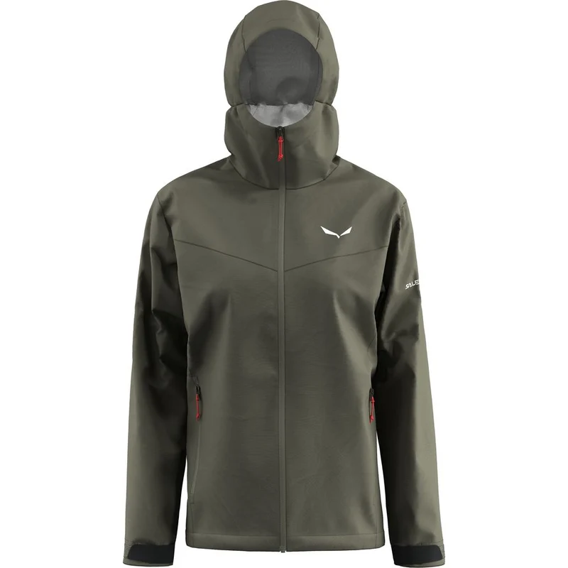 Salewa Puez 25l PTX Jacket Damen Hardshell-Jacke faded green