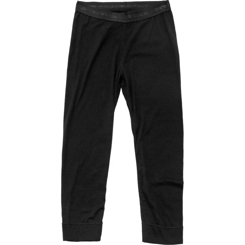 Devold Breeze Plus Merino 200 Damen 3/4 Funktionsunterhose schwarz