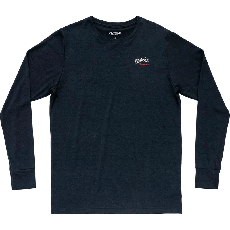 Devold Classic Script Herren Langarmshirt ink