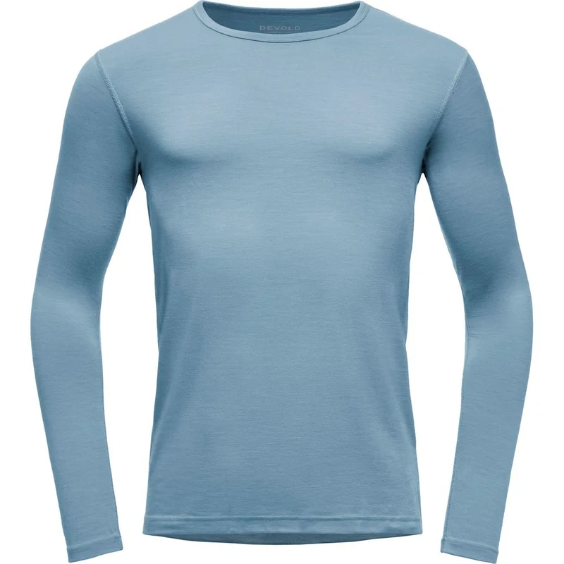 Devold Breeze Plus Merino 200 Herren Langarmshirt skyblue