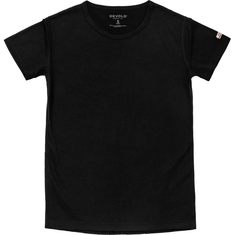 Devold Breeze Plus Merino 200 Damen T-Shirt black