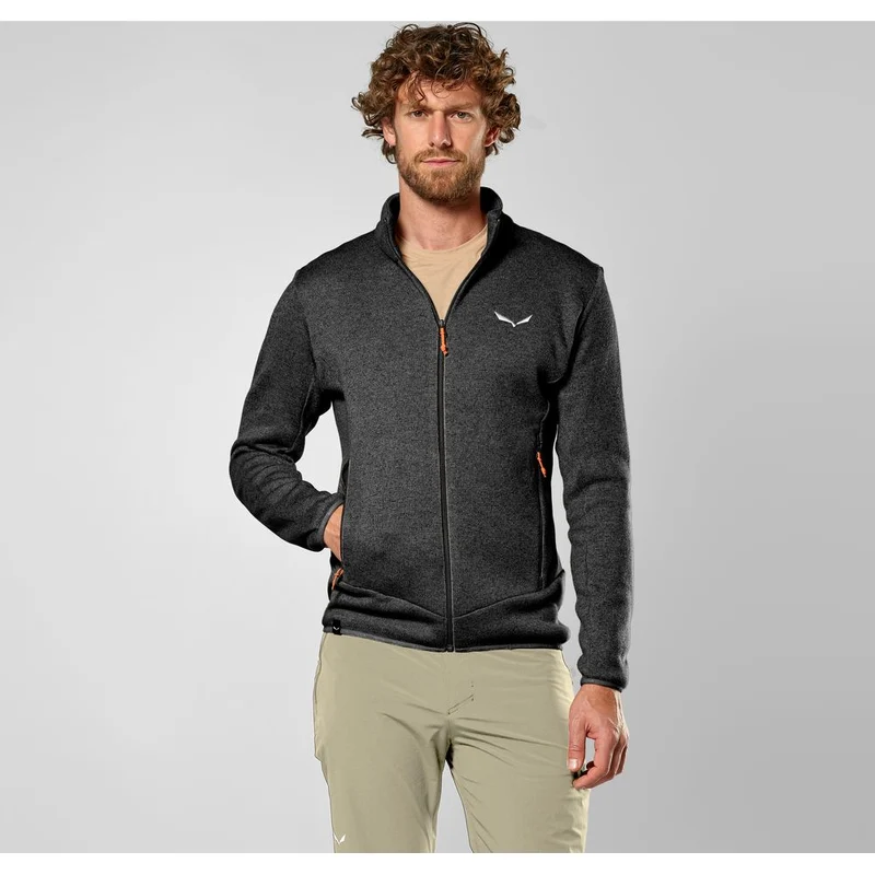 Salewa Puez Rocca Herren Fleecejacke black out