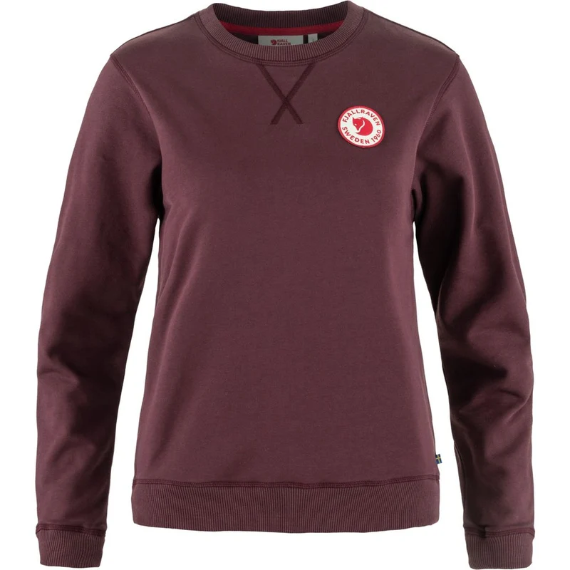 Fjällräven 1960 Logo Badge Sweater Damen Pullover port