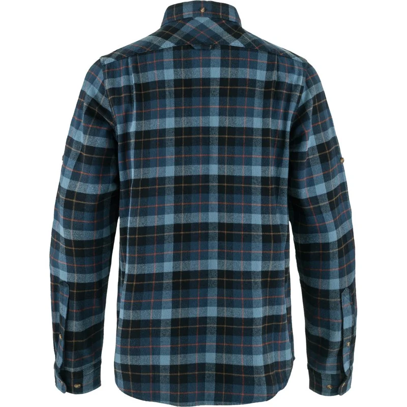 Fjällräven Singi Heavy Flannel Herren Hemd dark navy indigo blue
