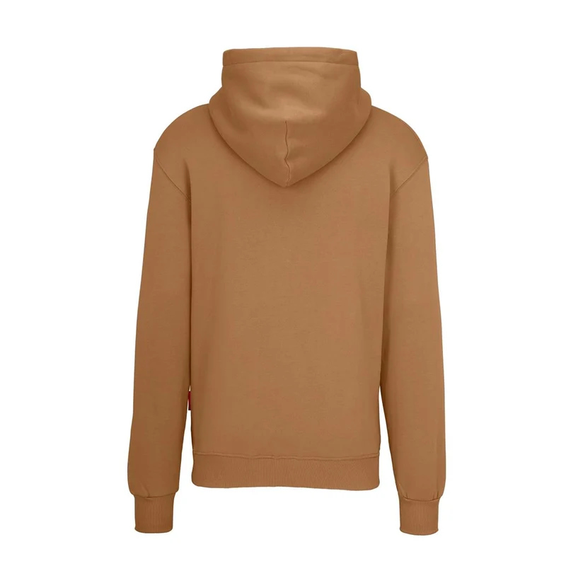 VAN DEER CASUAL HOODIE - ocher