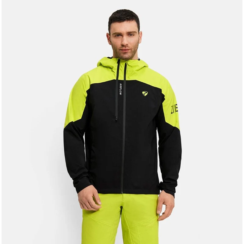 Ziener Nemil-Z Jacket Man black bitter lemon Herren Radjacke