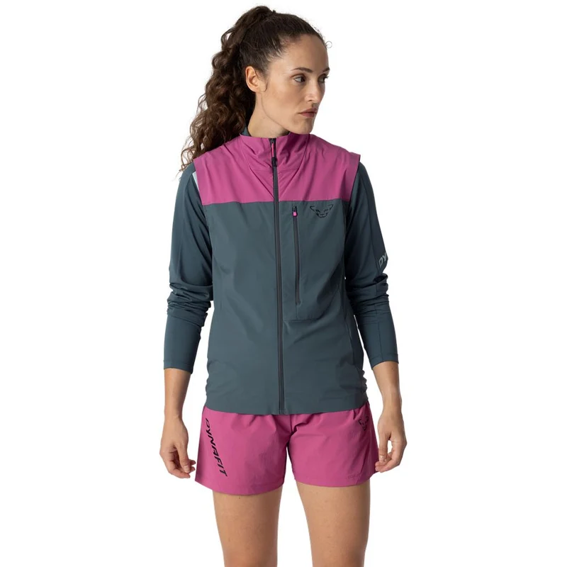Dynafit Traverse DST Damen Softshell-Weste magenta