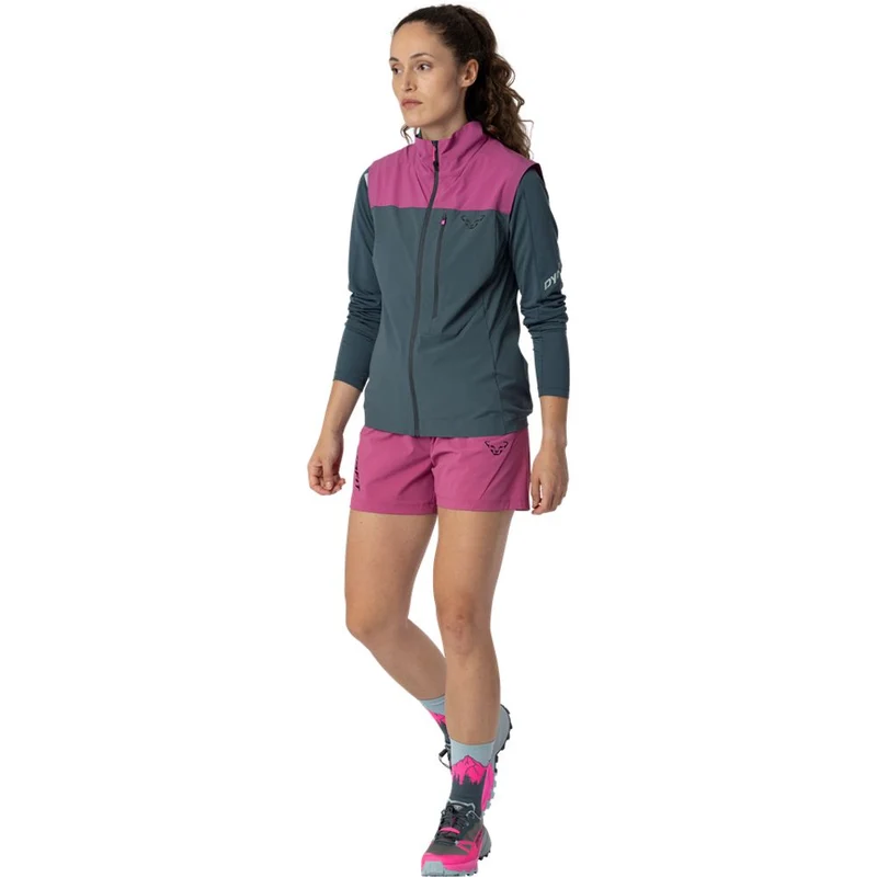 Dynafit Traverse DST Damen Softshell-Weste magenta