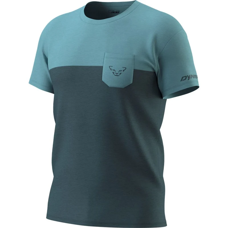 Dynafit Transalper Pocket S/S Herren Funktionsshirt smoke-blue