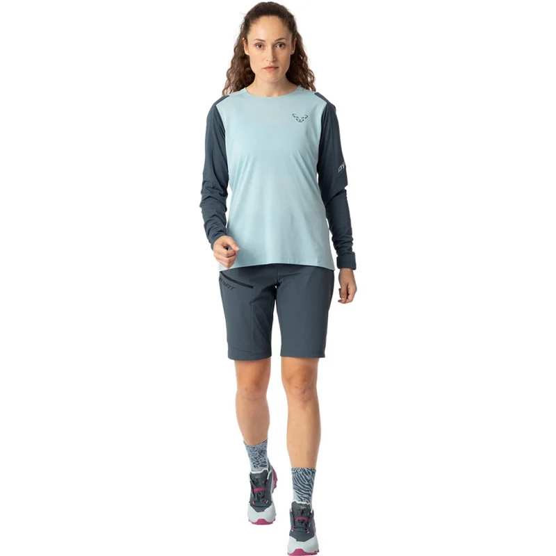 Dynafit Transalper L/S Damen Longsleeve cloud-blue