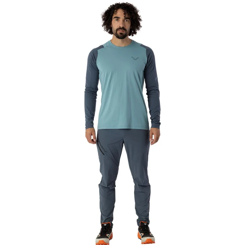 Dynafit Transalper L/S Herren Langarmshirt smoke-blue