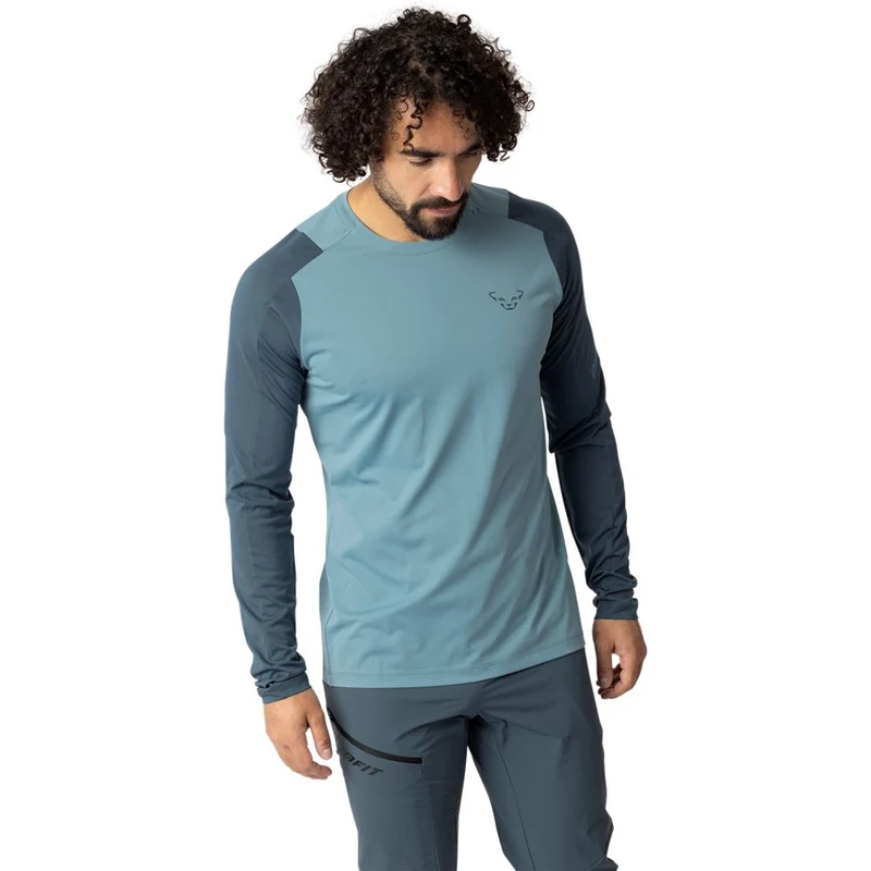Dynafit Transalper L/S Herren Langarmshirt smoke-blue