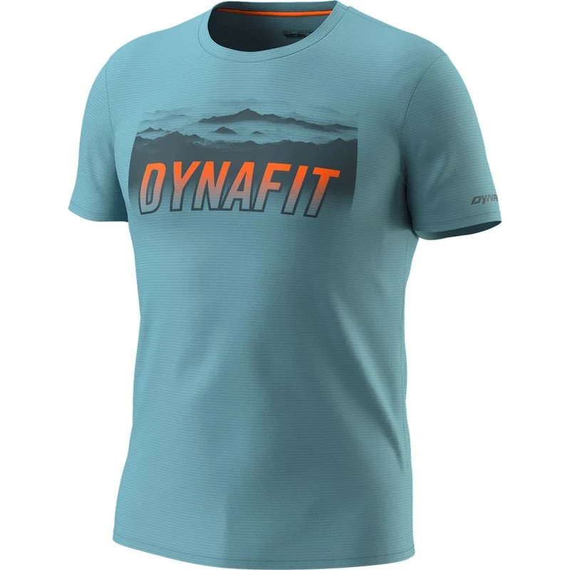 Dynafit Transalper Graphic S/S Herren Funktionsshirt smoke-blue