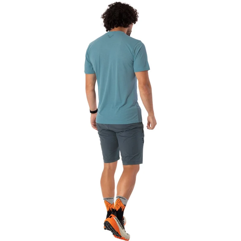 Dynafit Transalper Graphic S/S Herren Funktionsshirt smoke-blue