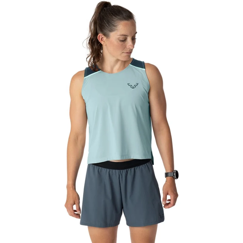 Dynafit Sky Damen Crop Top cloud-blue
