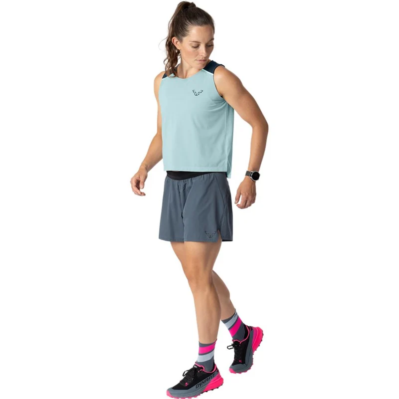 Dynafit Sky Damen Crop Top cloud-blue