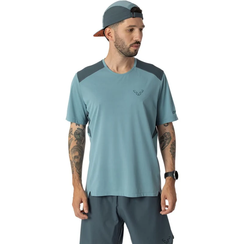 Dynafit Sky Herren Laufshirt smoke-blue