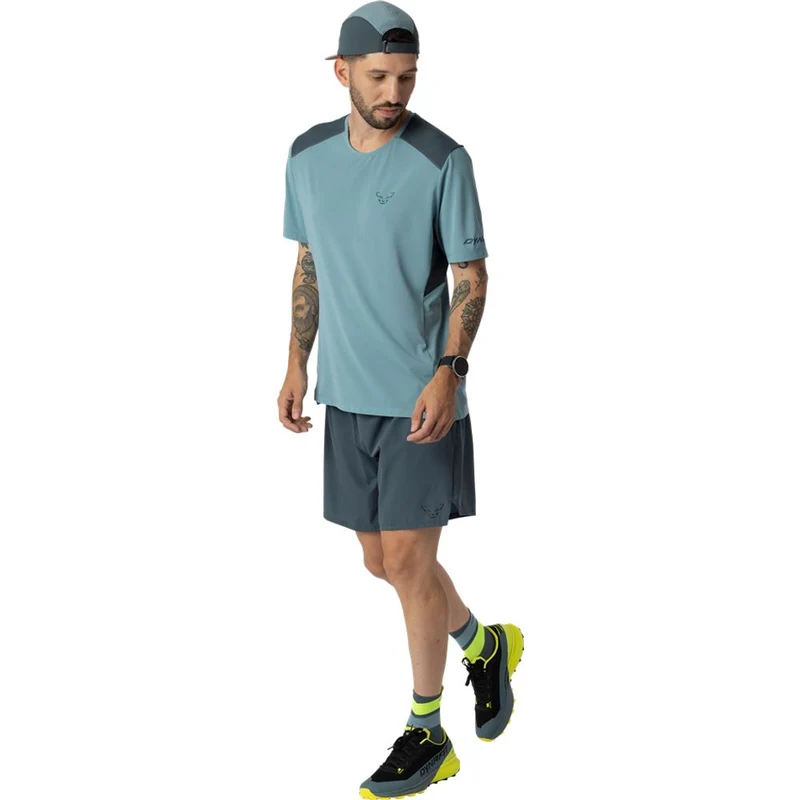 Dynafit Sky Herren Laufshirt smoke-blue