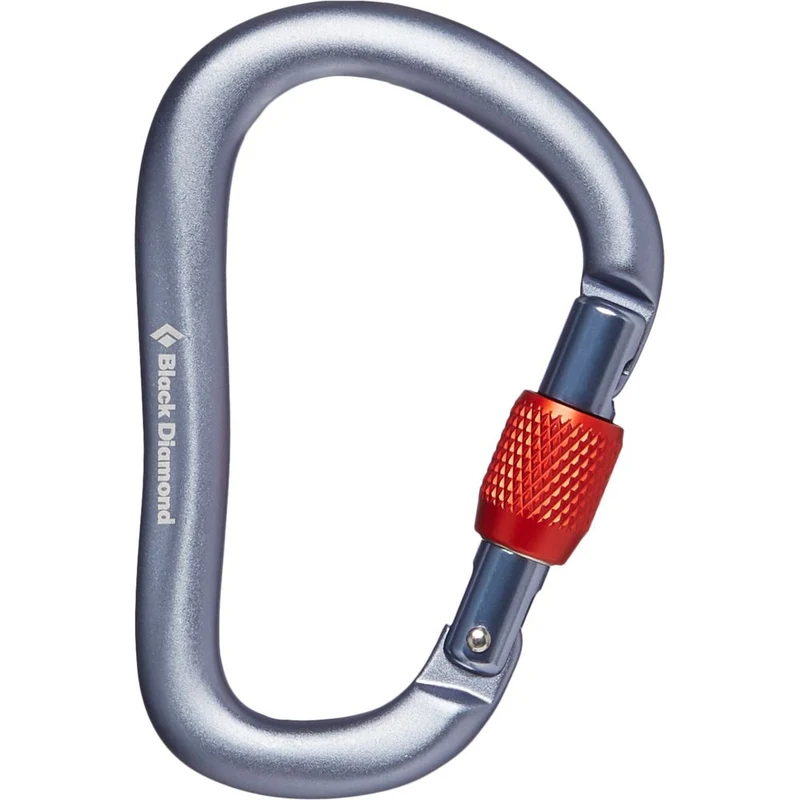 Black Diamond Rocklock Screwgate Karabiner gray