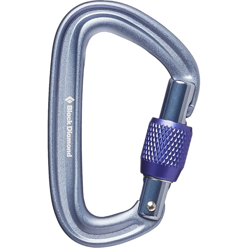 Black Diamond Liteforge Screwgate Karabiner gray