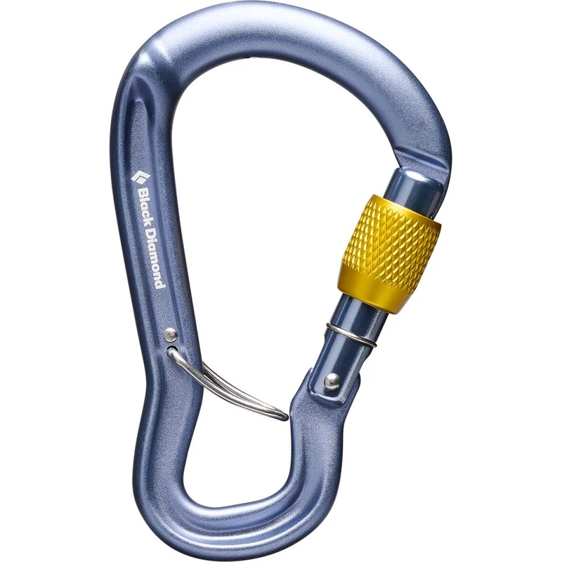 Black Diamond Gridlock Screwgate Karabiner gray