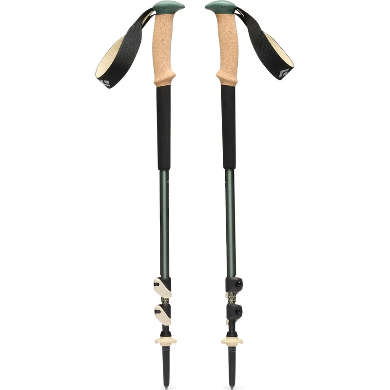 Black Diamond Trail Cork Wanderstock laurel-green
