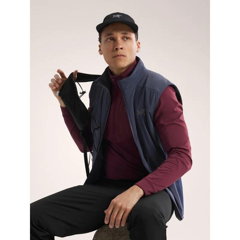 Arcteryx Atom Herren Weste black-sapphire