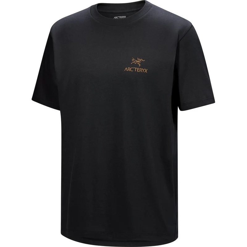 Arcteryx Kragg SL Cotton Bird Word SS Herren T-Shirt 24k-black