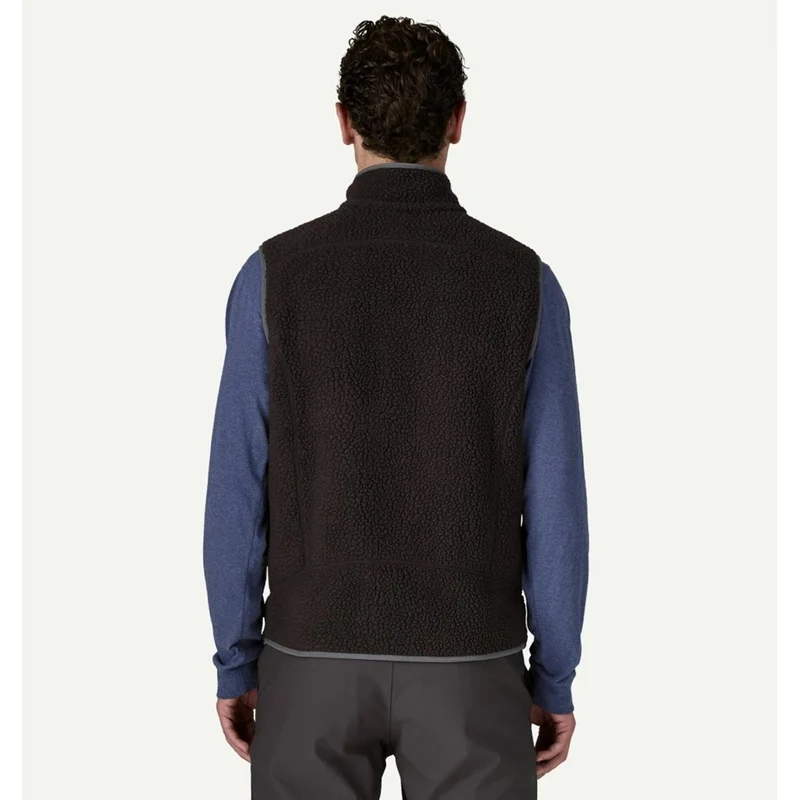 Patagonia M Retro Pile Vest black forge grey Herren Weste